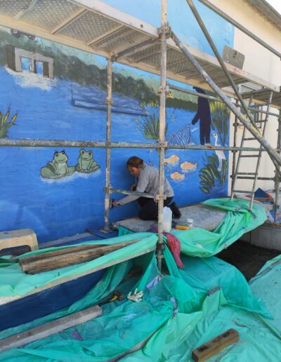 Civrieux en Dombes fresque participative