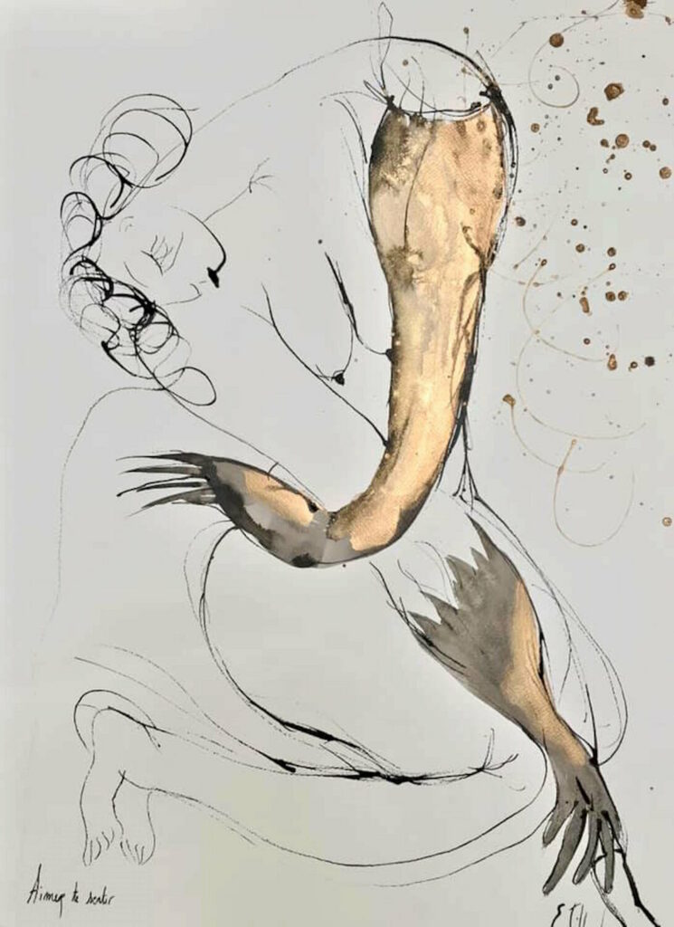 Aimer te sentir — œuvre d’Émilie Teillaud