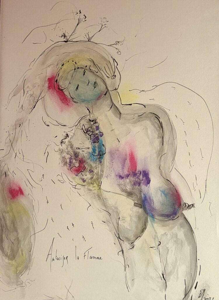 Autoriser la flamme — œuvre d’Émilie Teillaud