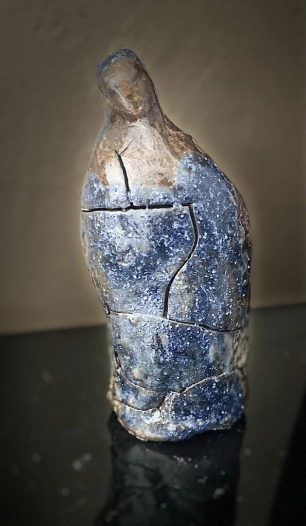 Bleu sacré — œuvre d’Émilie Teillaud