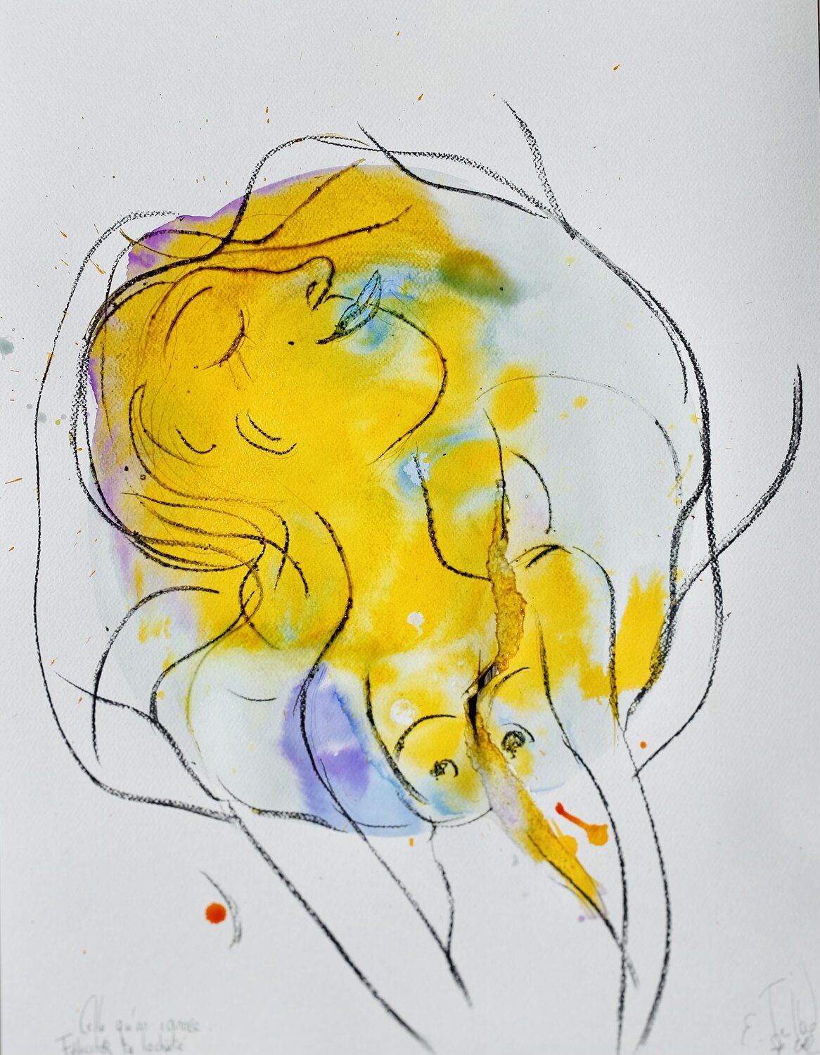 Celle que l’on ignore. Féliciter ta lâcheté dessin