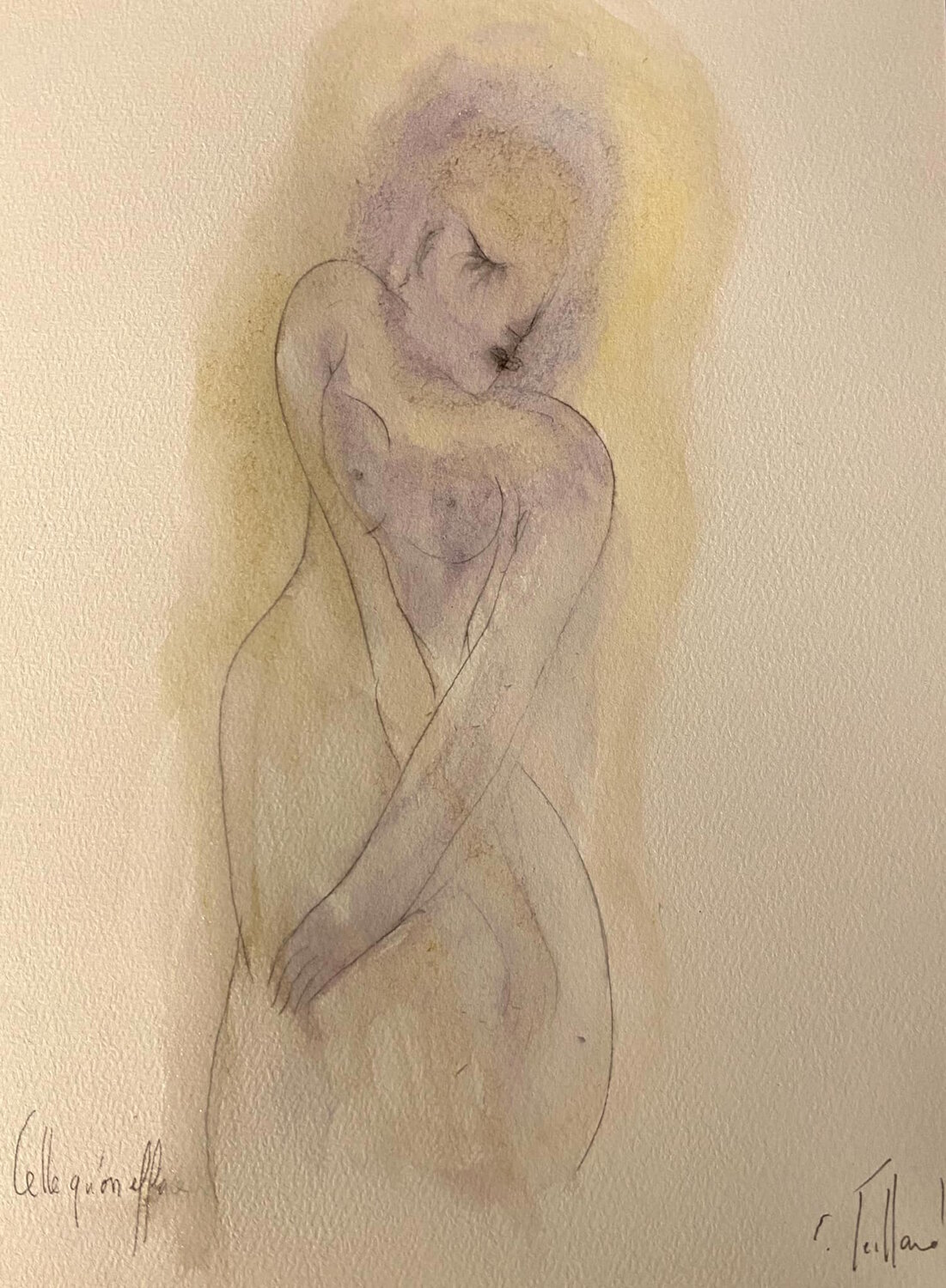 Celle qu'on efface dessin