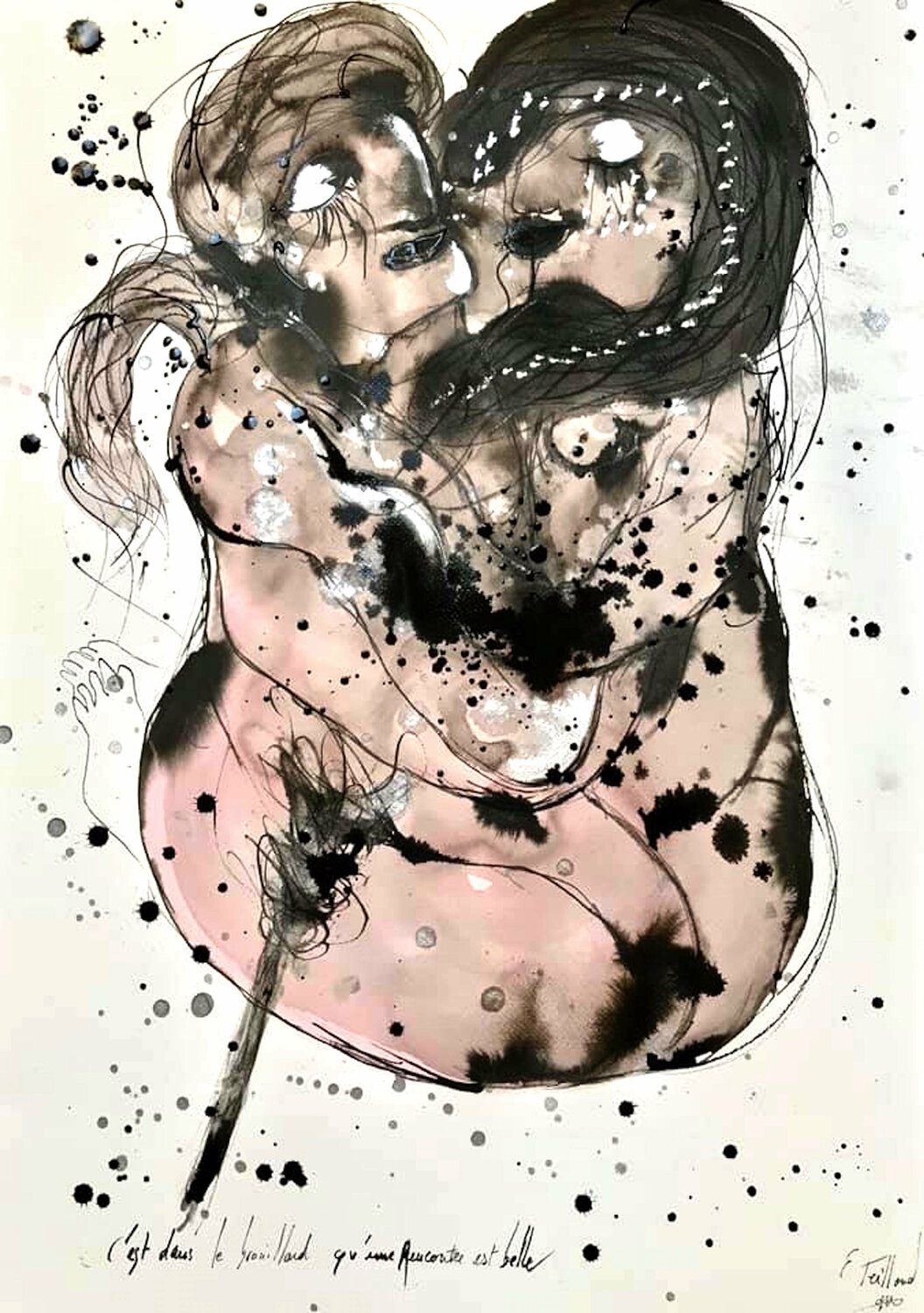 C'est dans le brouillard qu'une rencontre est belle dessin
