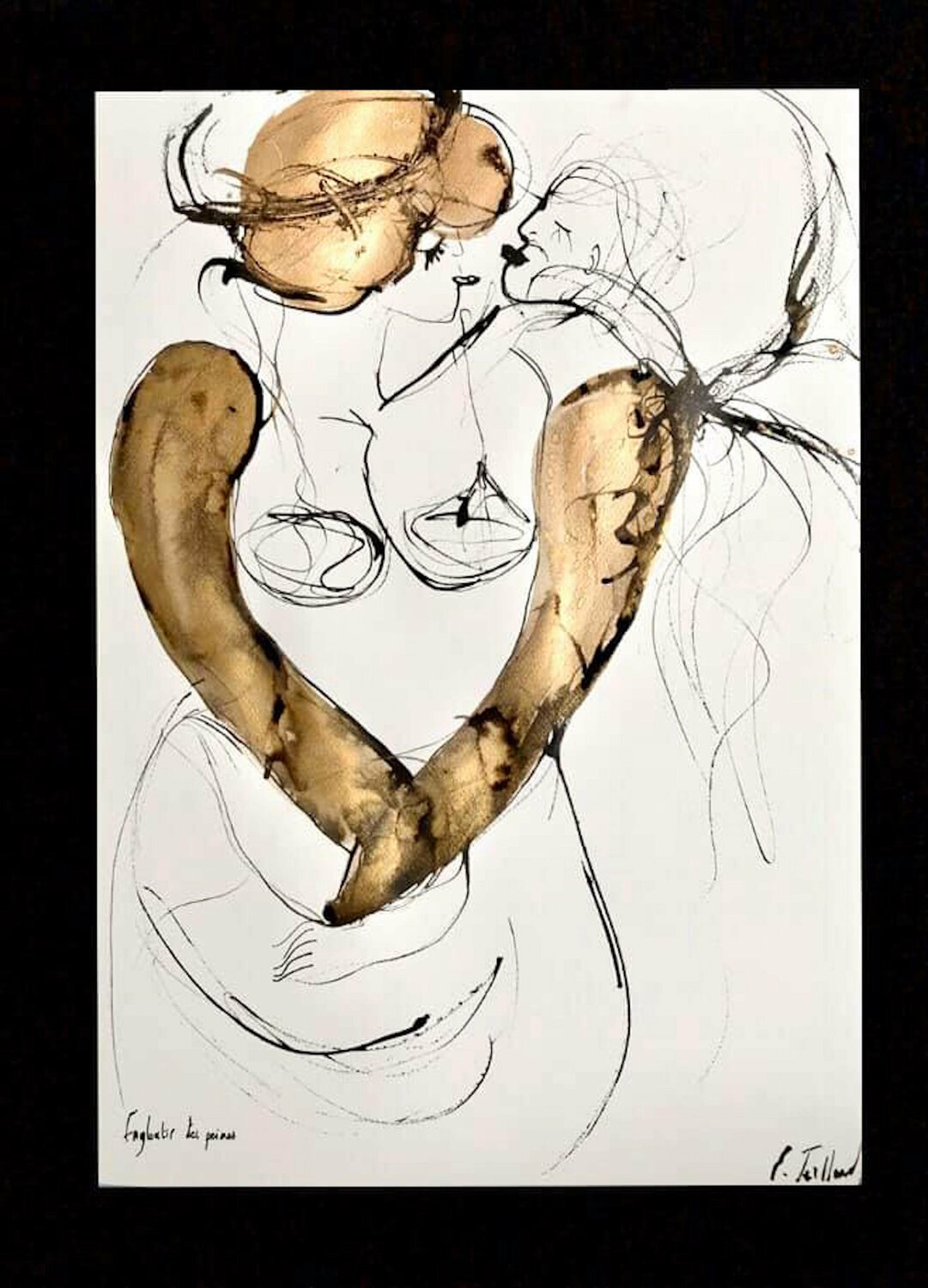 Engloutir tes peines dessin