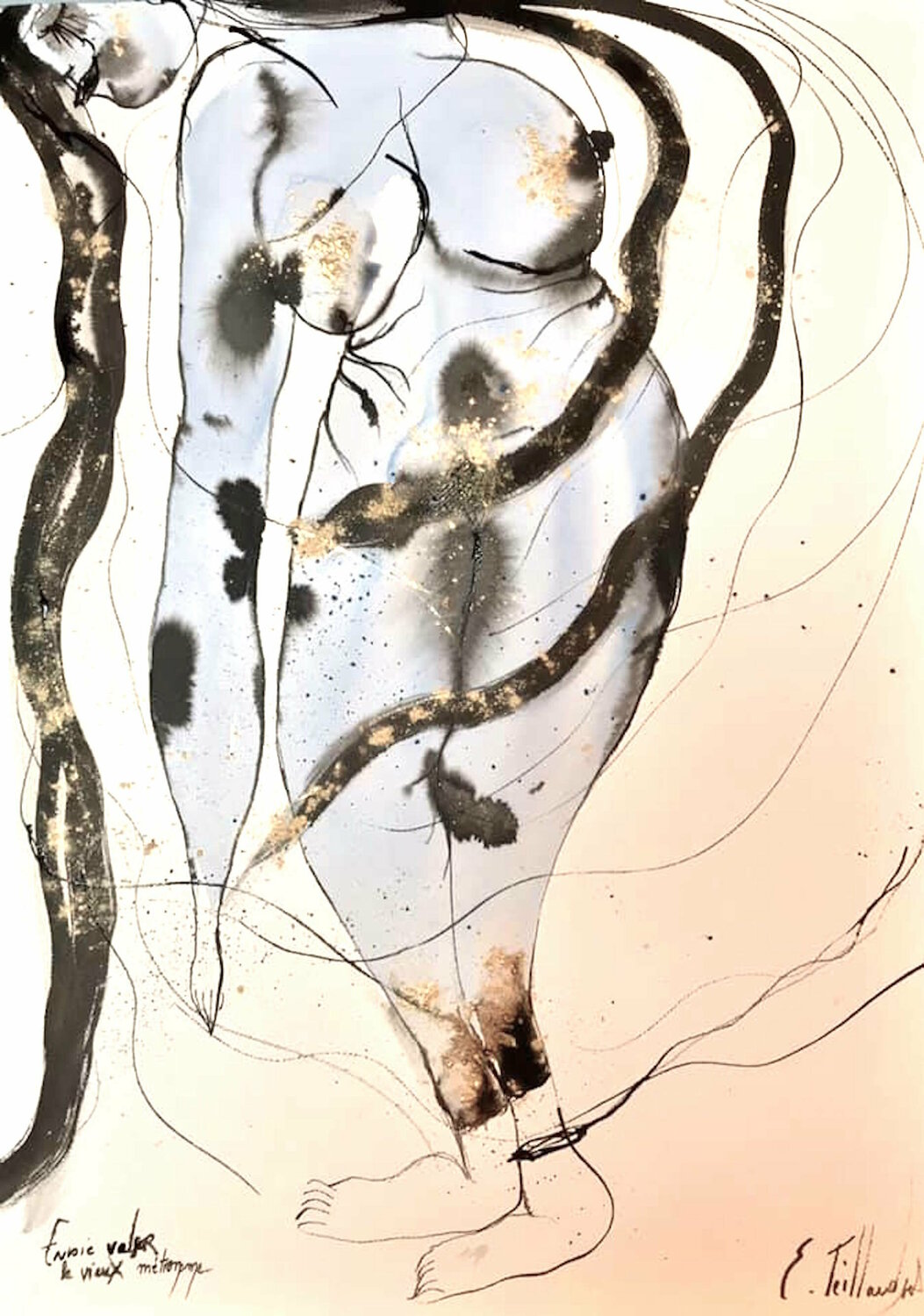 Envoie valser le vieux métronome dessin