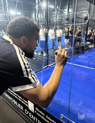 Fresques inauguration all in padel Macon