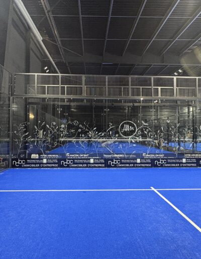 Fresques inauguration all in padel Macon