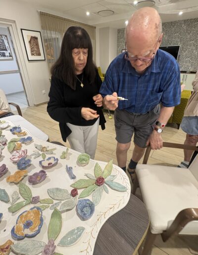 Fresque participative Résidence seniors le clos Macon