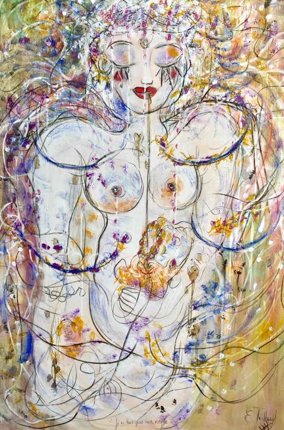 Je ne suis pas une vierge peinture