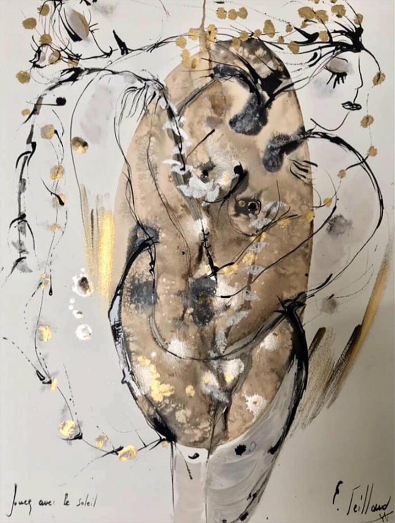 Jouer avec le soleil — œuvre d’Émilie Teillaud