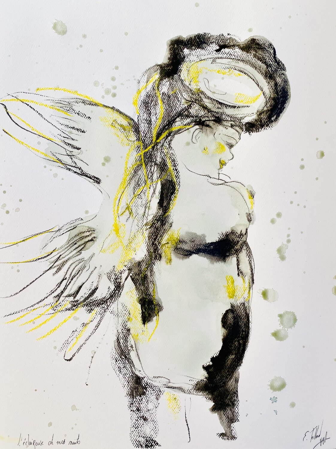 L’éclaireuse de mes nuits dessin