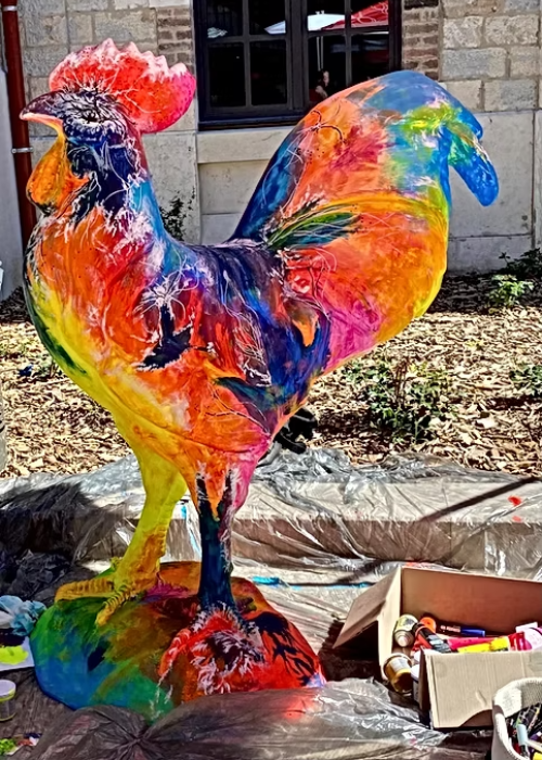 Performance Live Painting — œuvre d’Émilie Teillaud
