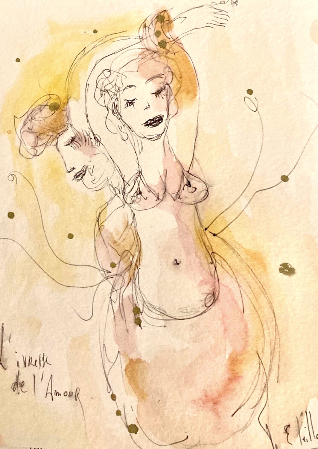 L'ivresse de l'amour dessin