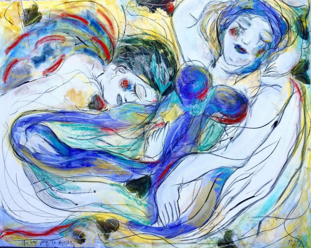 Mes bras pour te reposer — œuvre d’Émilie Teillaud
