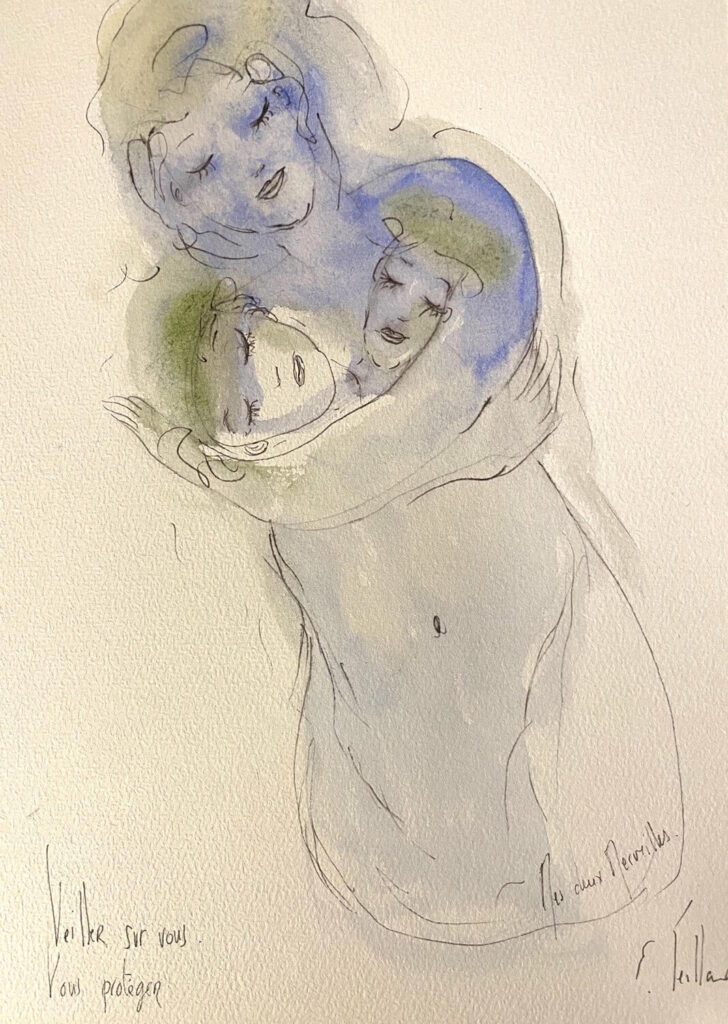 Mes deux merveilles — œuvre d’Émilie Teillaud