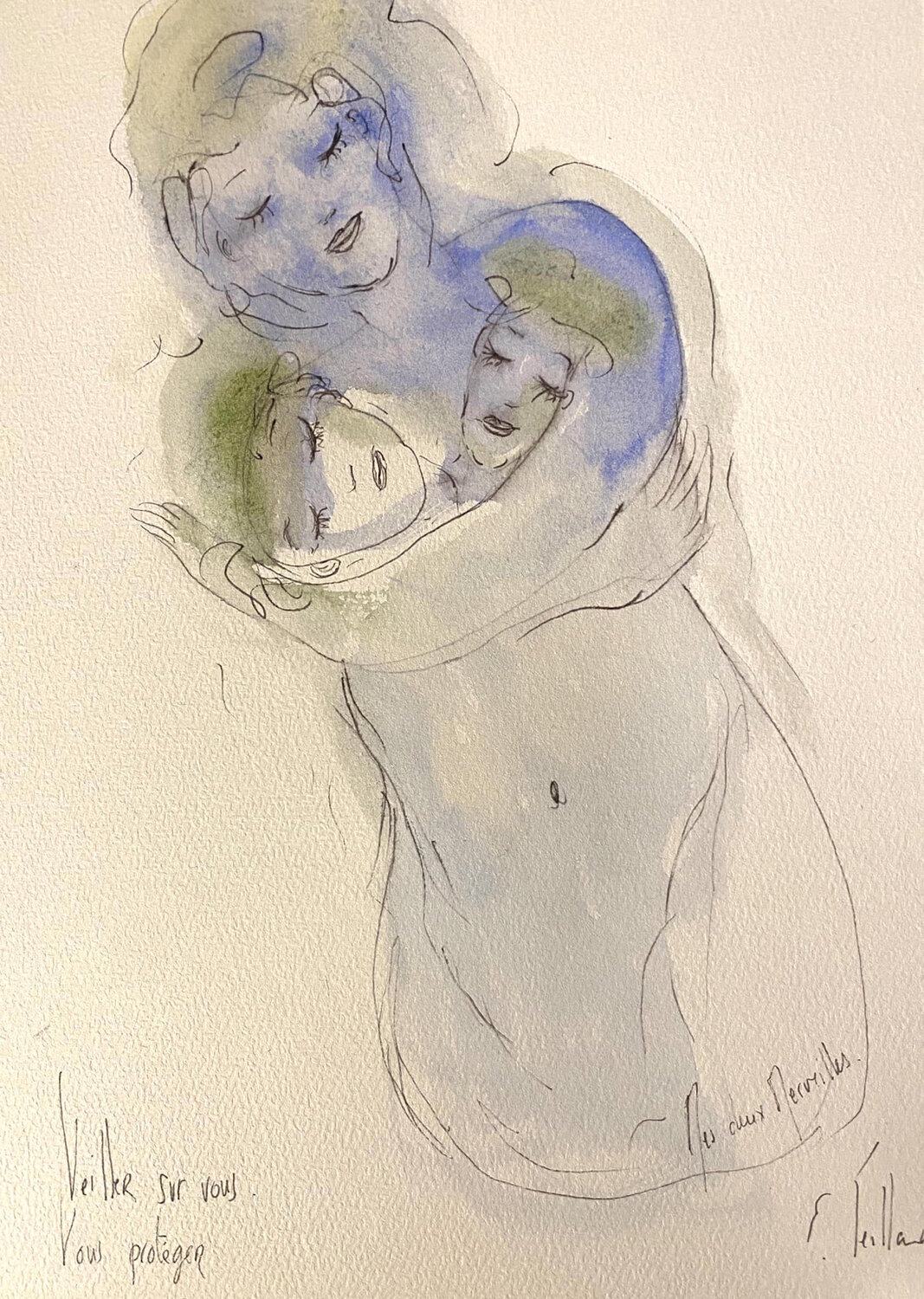 Mes deux merveilles dessin