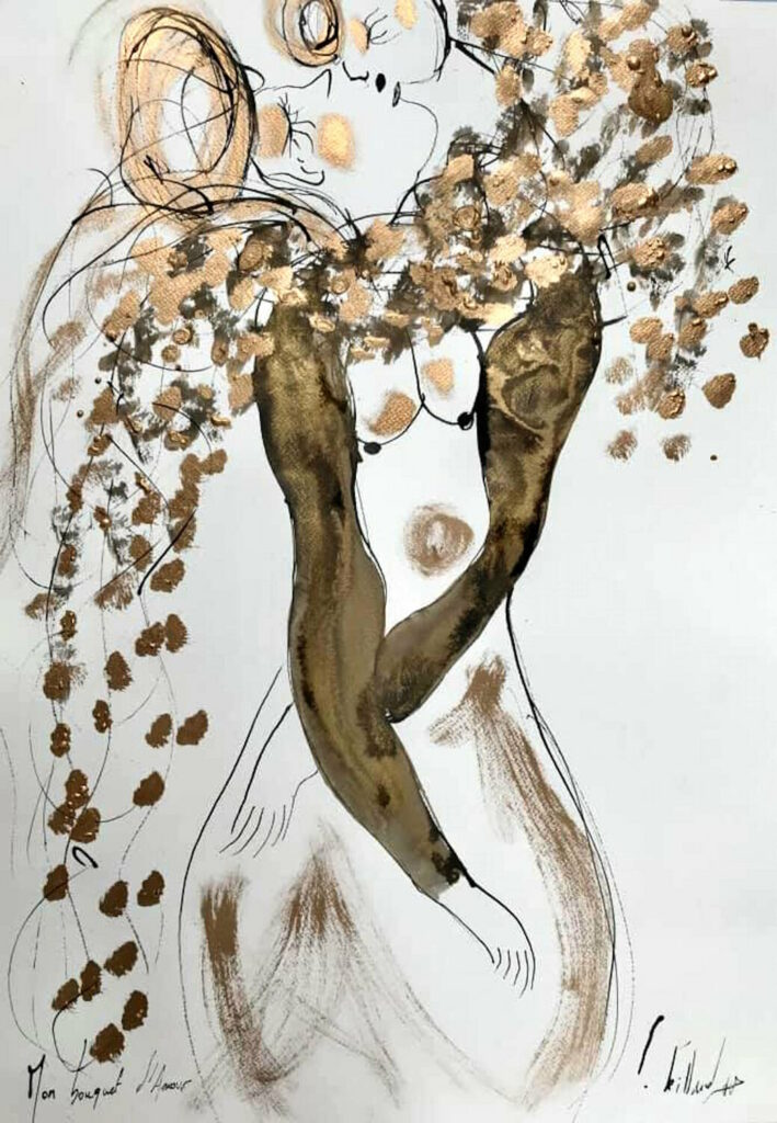 Mon bouquet d&rsquo;amour — œuvre d’Émilie Teillaud