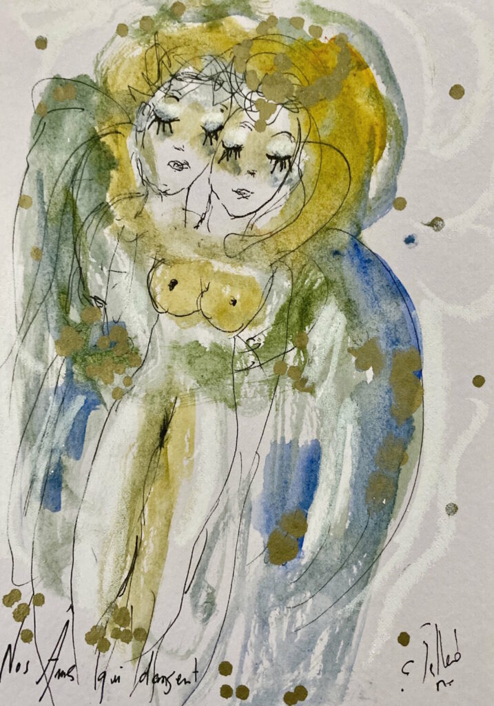 Nos âmes qui dansent — œuvre d’Émilie Teillaud