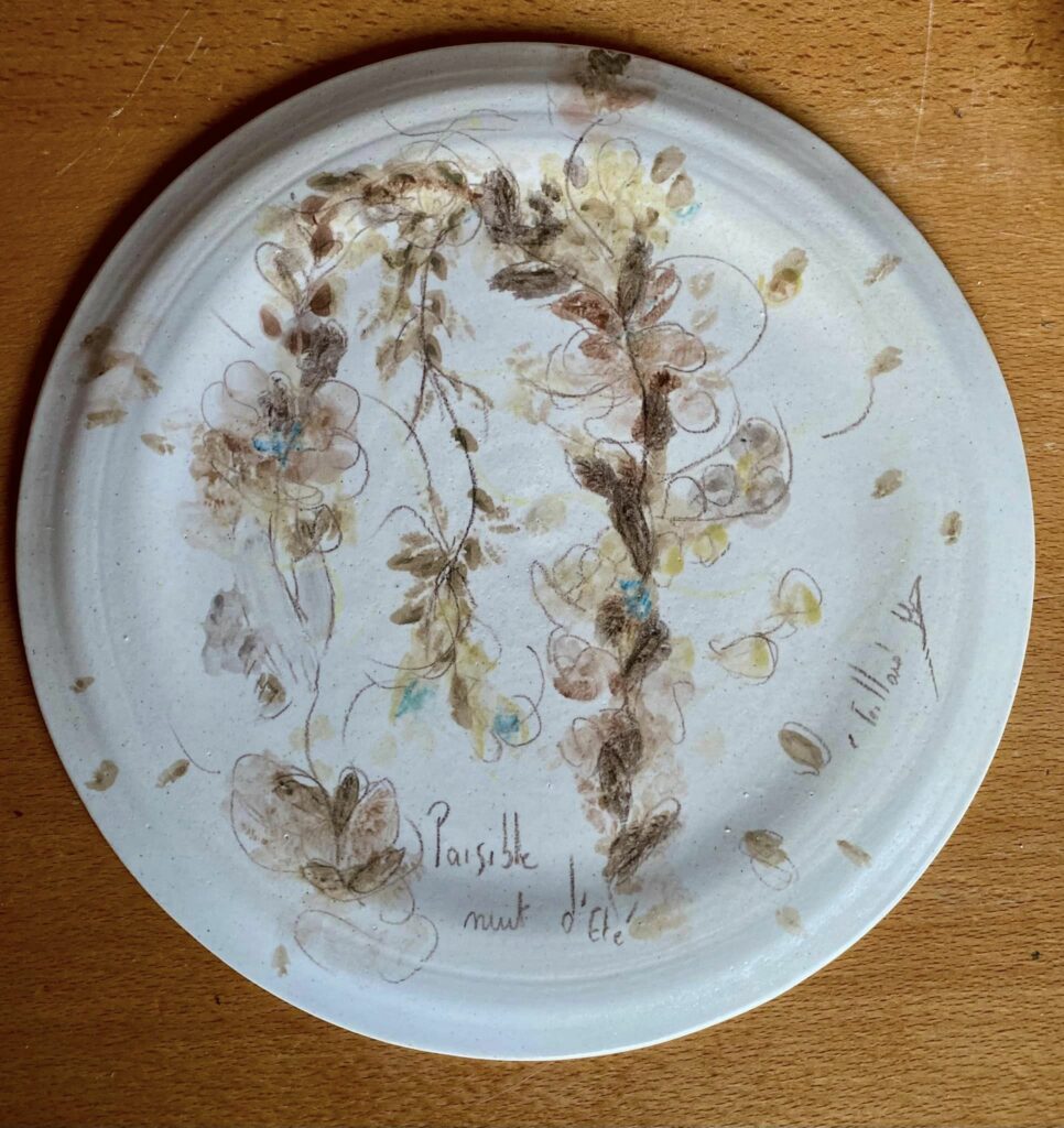 Paisible nuit d&rsquo;été — œuvre d’Émilie Teillaud