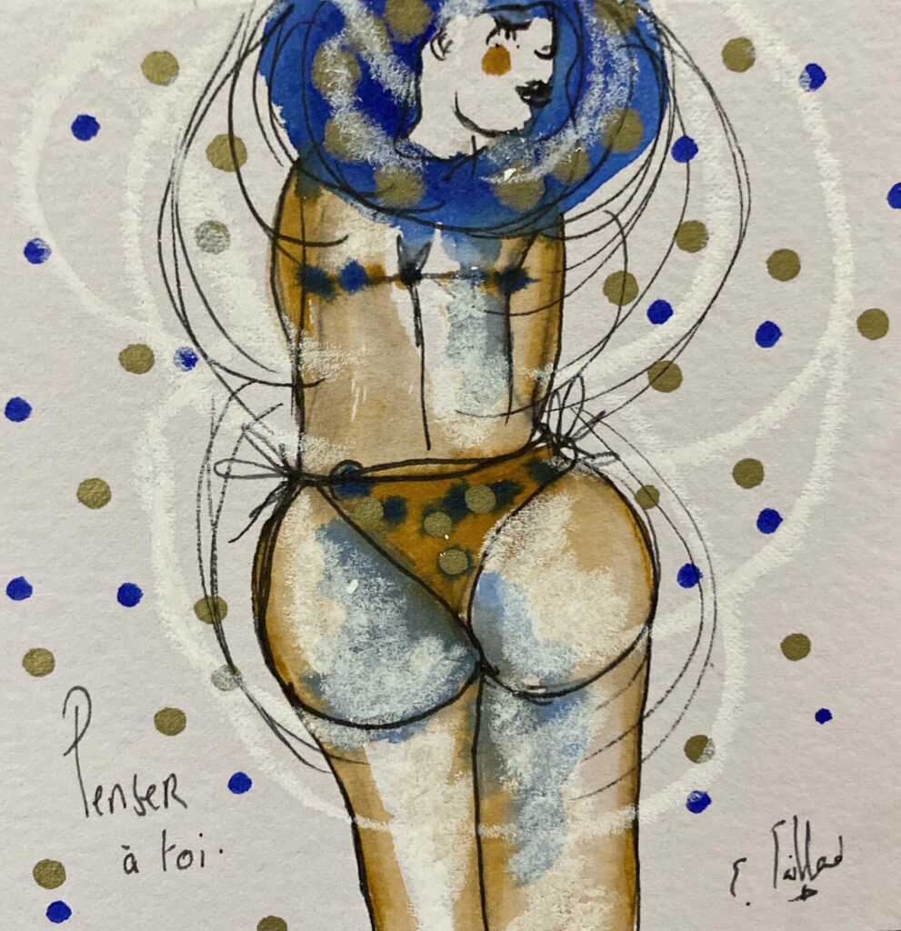 Penser à toi — œuvre d’Émilie Teillaud