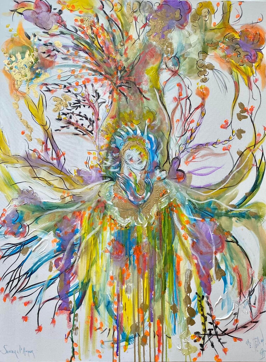 Semer de l'Amour peinture