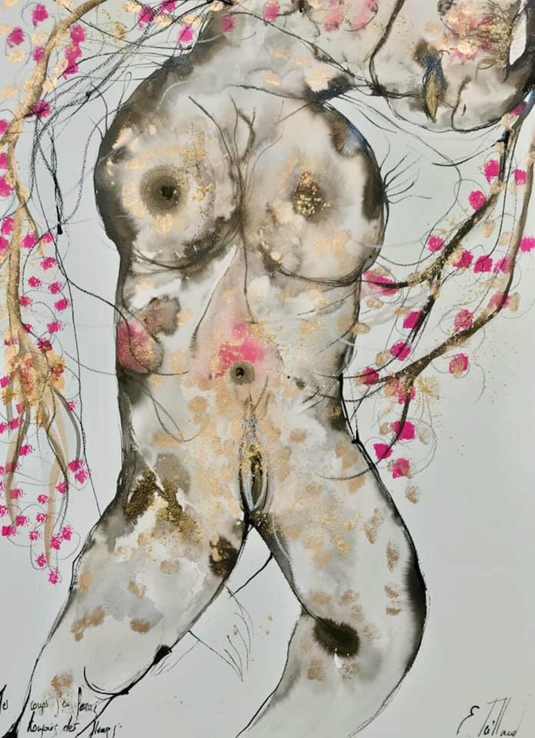 Tes coups j'en ferai toujours des fleurs dessin
