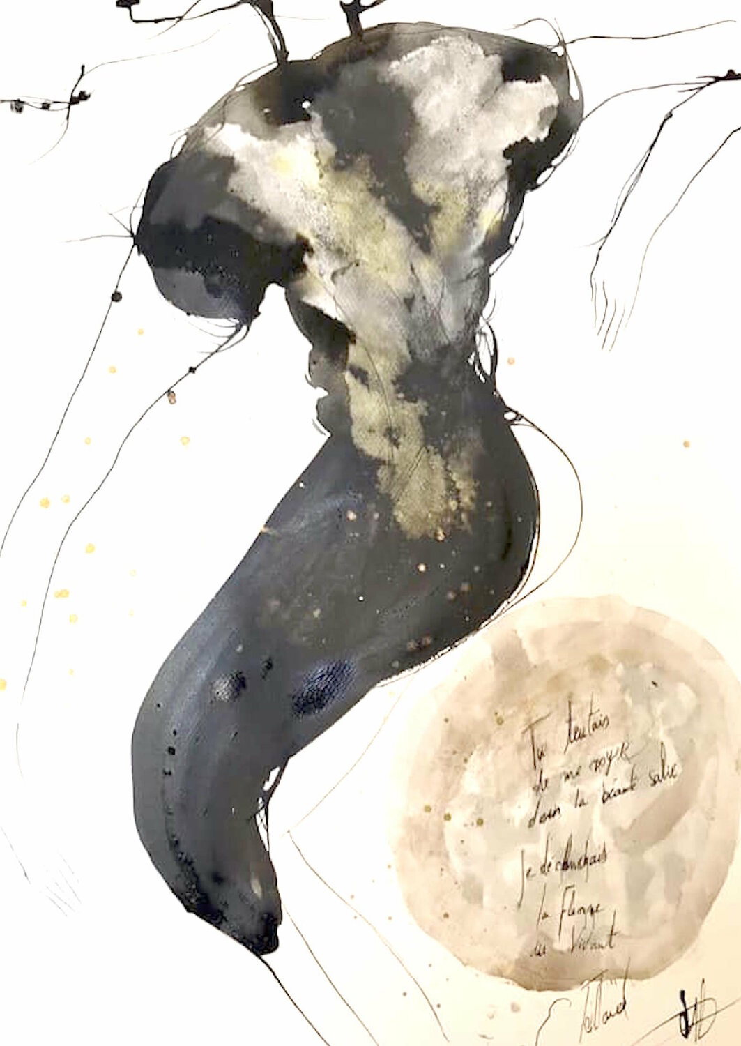 la flamme du vivant dessin
