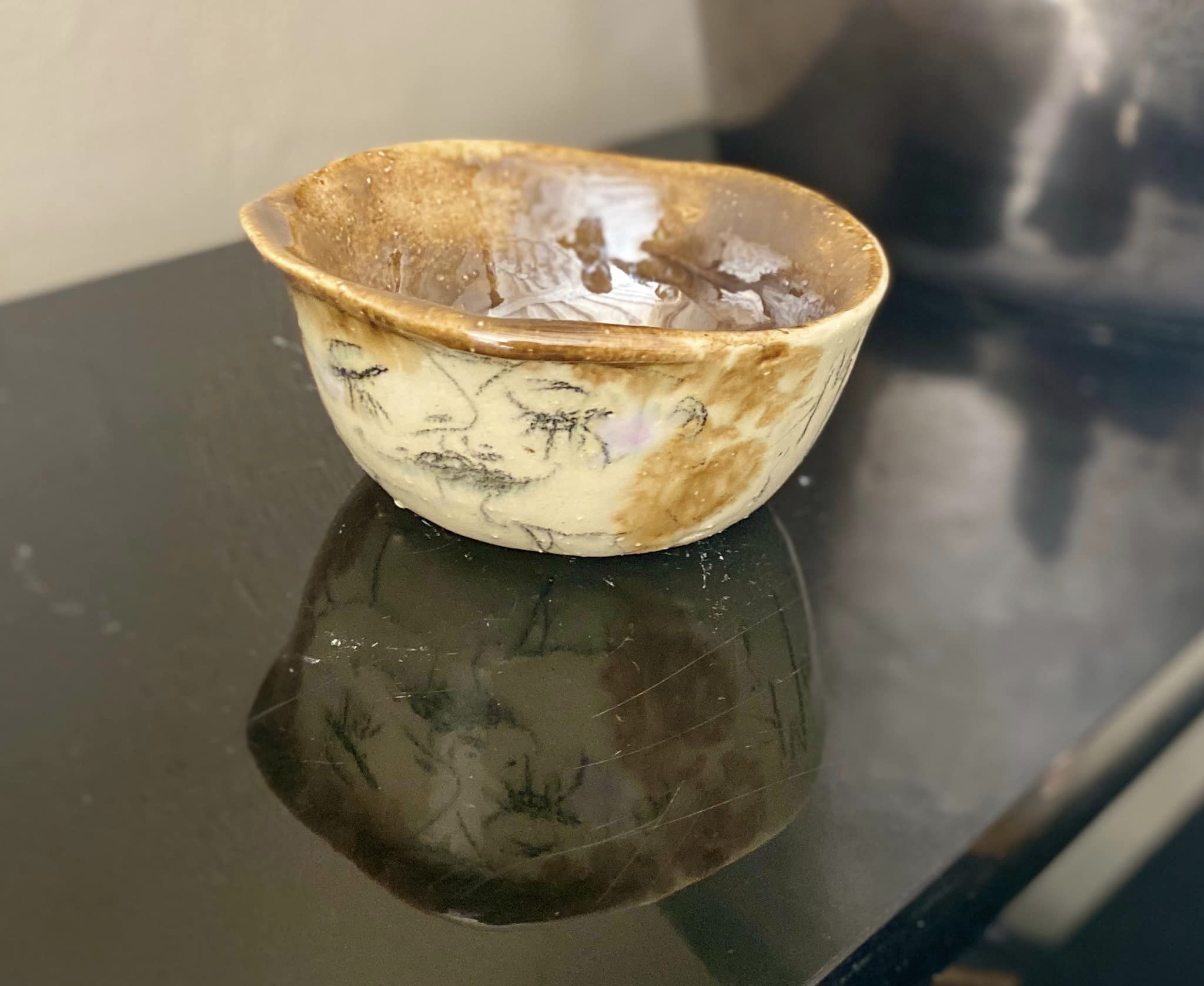 tasse Pièce unique tournée à la main, numérotée et signée