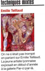 Page presse d'Émilie Teillaud