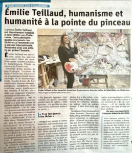 Page presse d'Émilie Teillaud