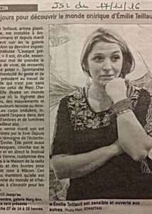 Page presse d'Émilie Teillaud