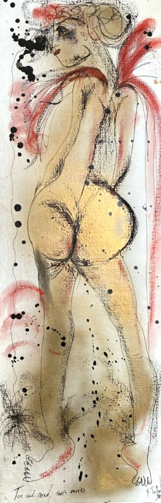 Ton cul rond, mes envies — œuvre d’Émilie Teillaud