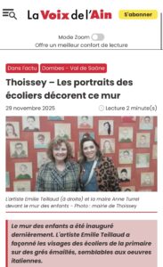 Page presse d'Émilie Teillaud