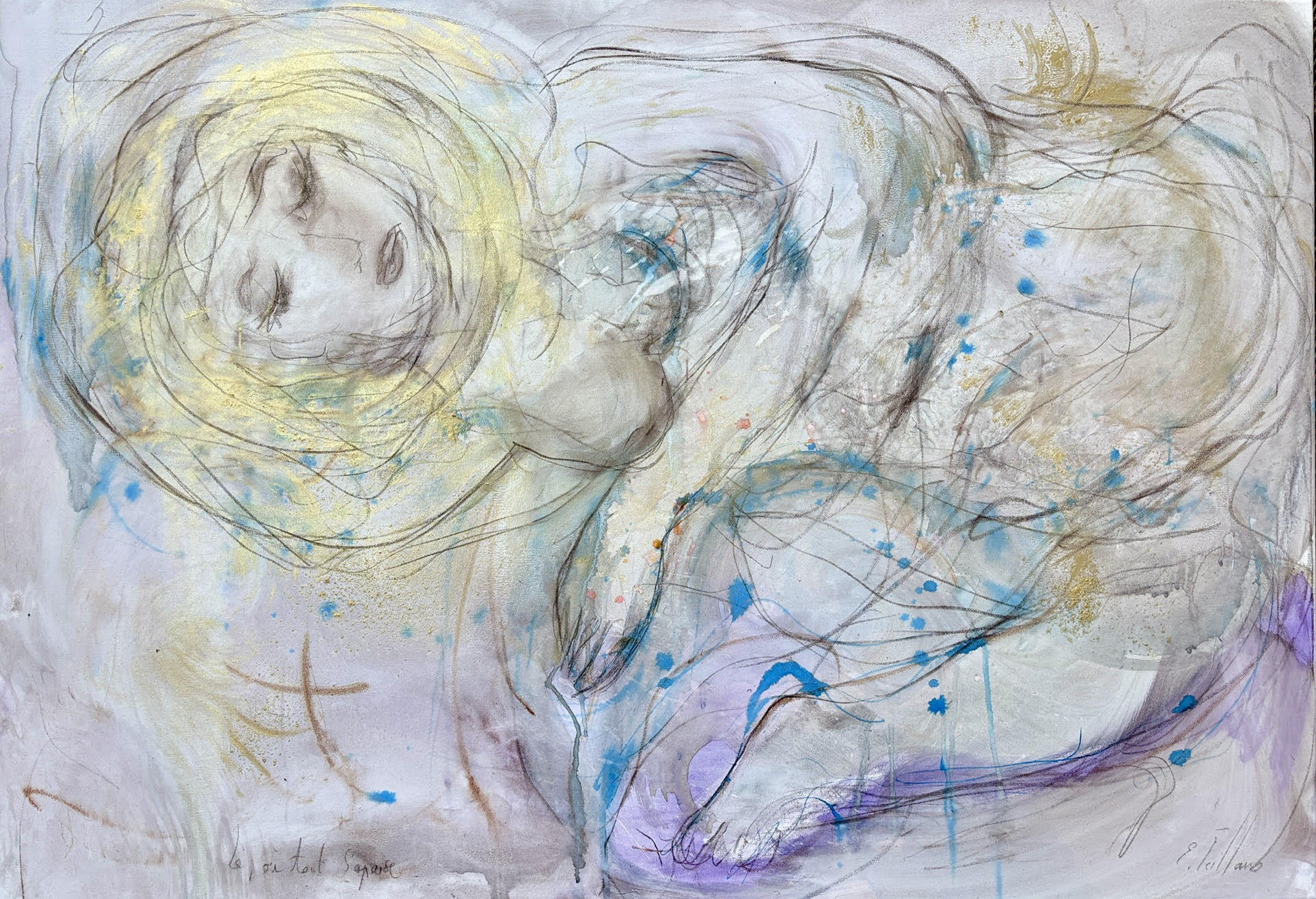 là où tout s'apaise - peinture émilie teillaud