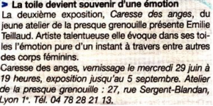 Page presse d'Émilie Teillaud
