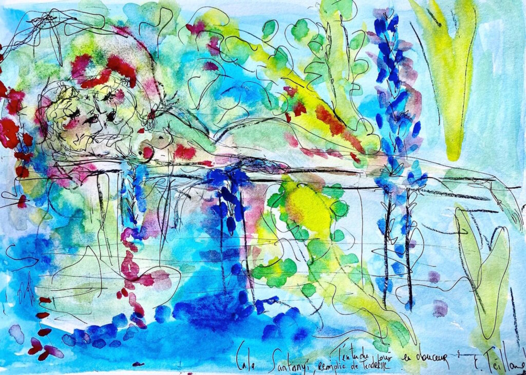 Cala Santanyí, remplie de tendresse — œuvre d’Émilie Teillaud