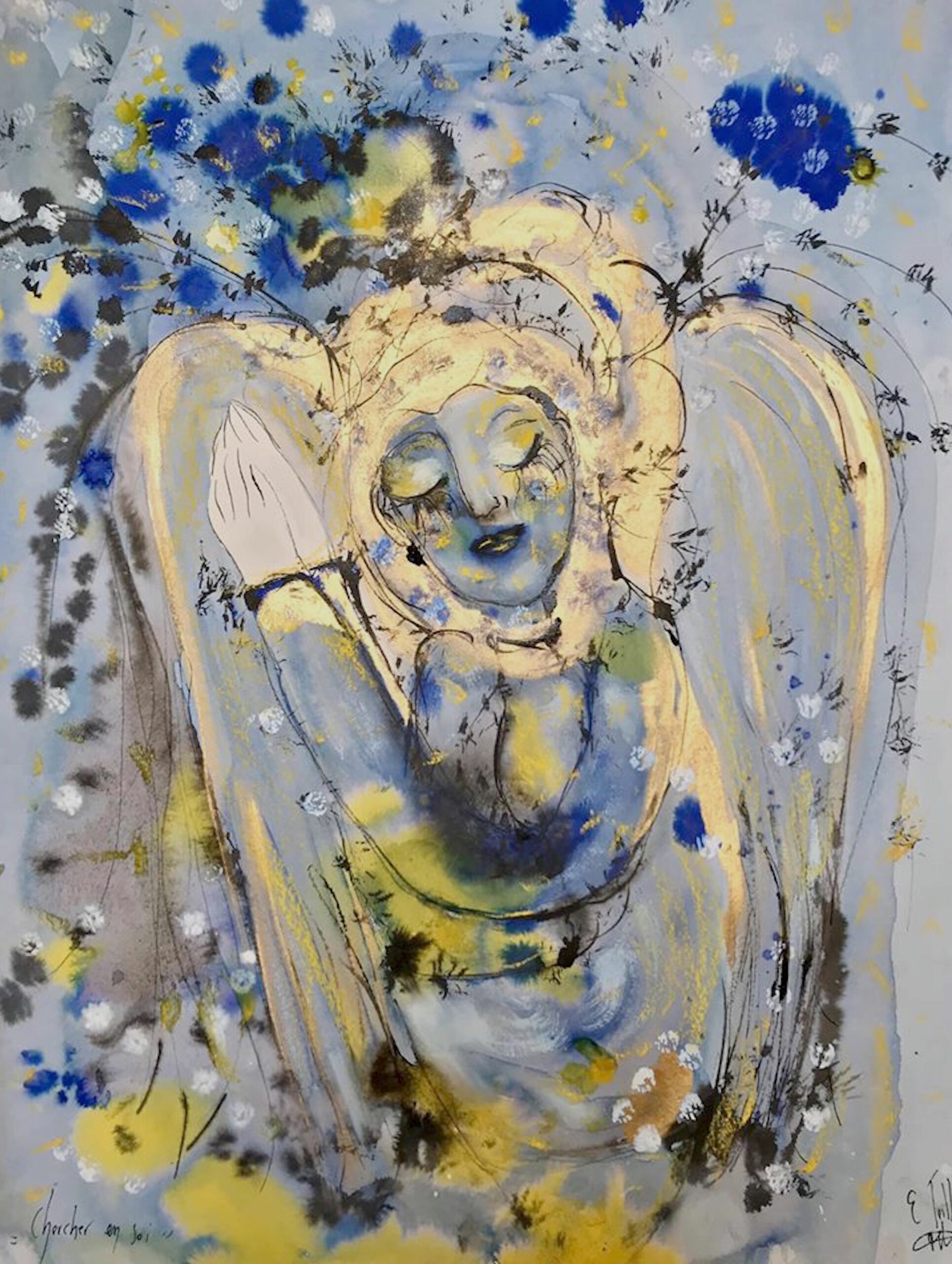 Chercher en soi 50 cm x 65 cm - 2020 - disponible