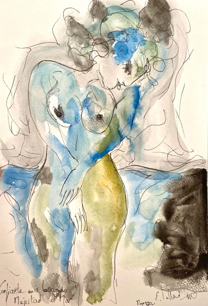 Confiarte mis lagrimas. Majestad el Mar — œuvre d’Émilie Teillaud