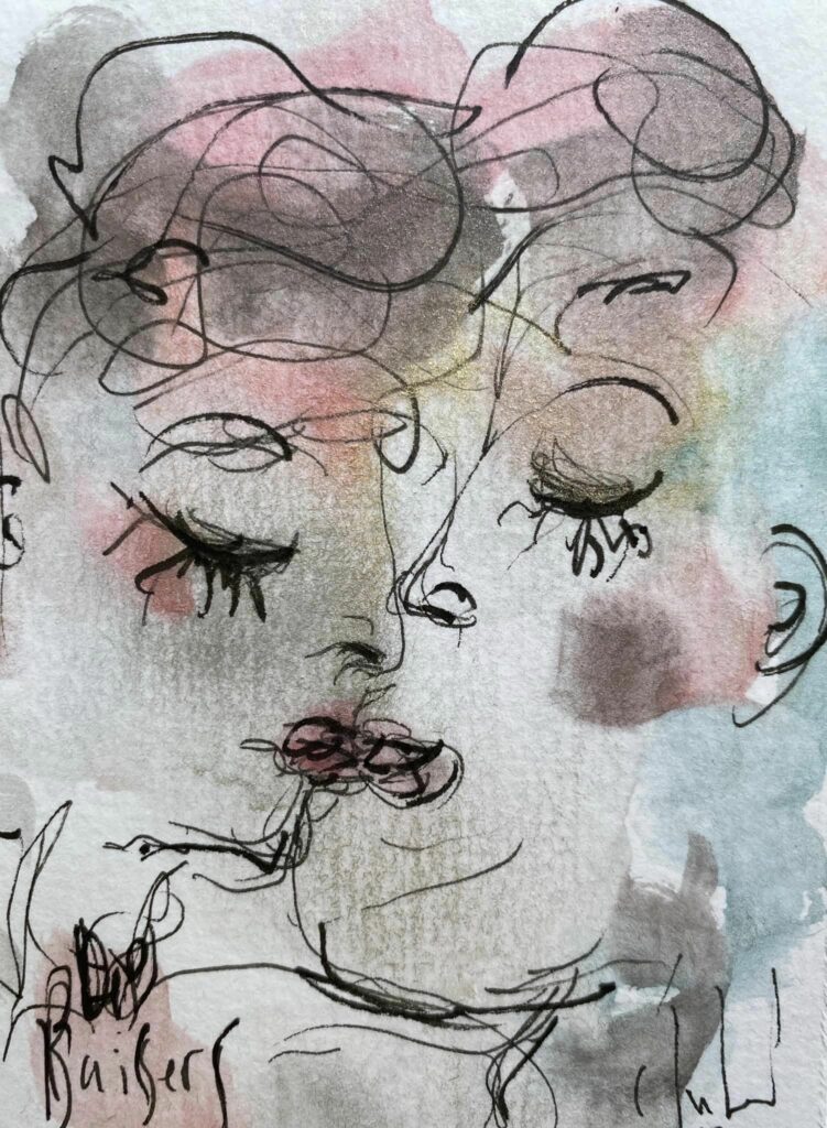 Des Baisers — œuvre d’Émilie Teillaud