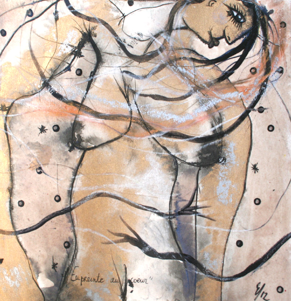 Empreinte au coeur — œuvre d’Émilie Teillaud