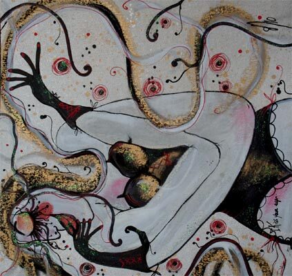 I kiss your eyes — œuvre d’Émilie Teillaud