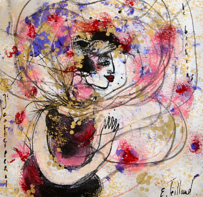 J&rsquo;attendrai le bonheur — œuvre d’Émilie Teillaud