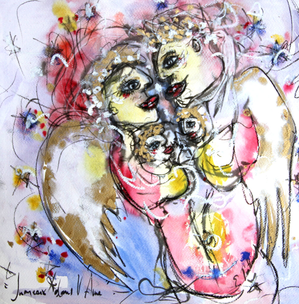 Jumeaux dans l&rsquo;Âme — œuvre d’Émilie Teillaud