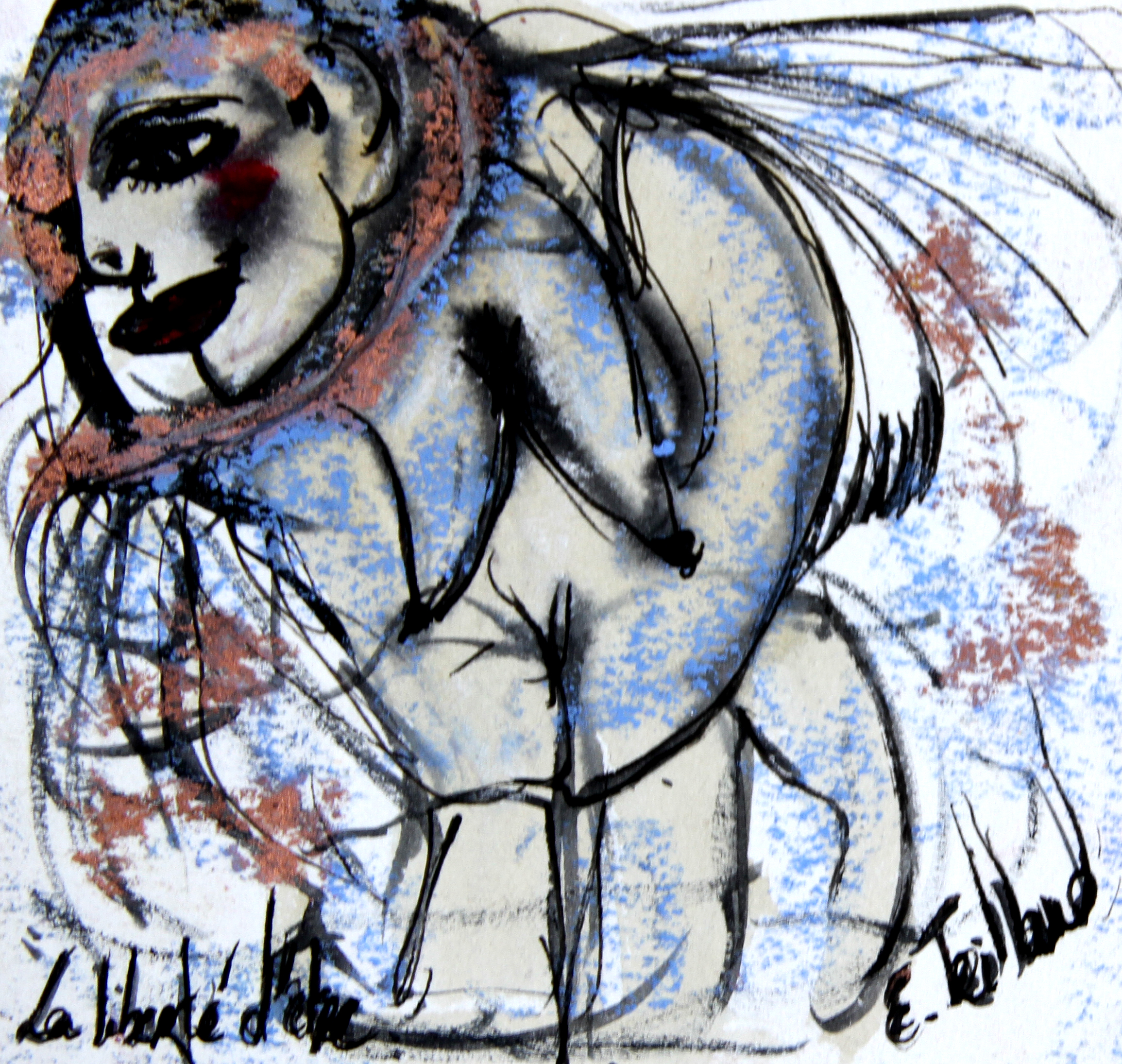 La liberté d'être dessin