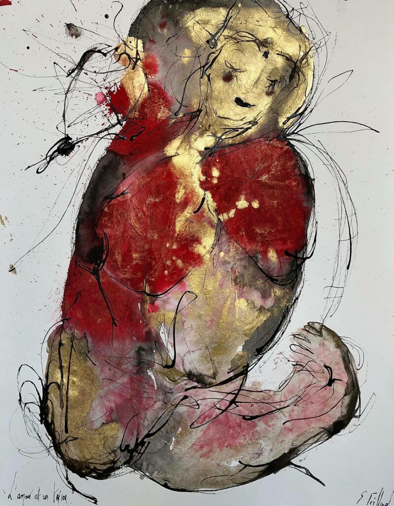 L&rsquo;amour est un trésor — œuvre d’Émilie Teillaud