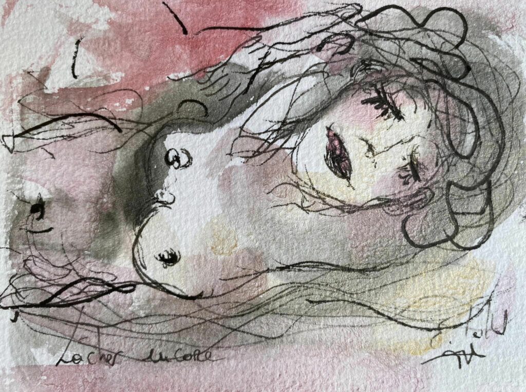 Lâcher encore — œuvre d’Émilie Teillaud