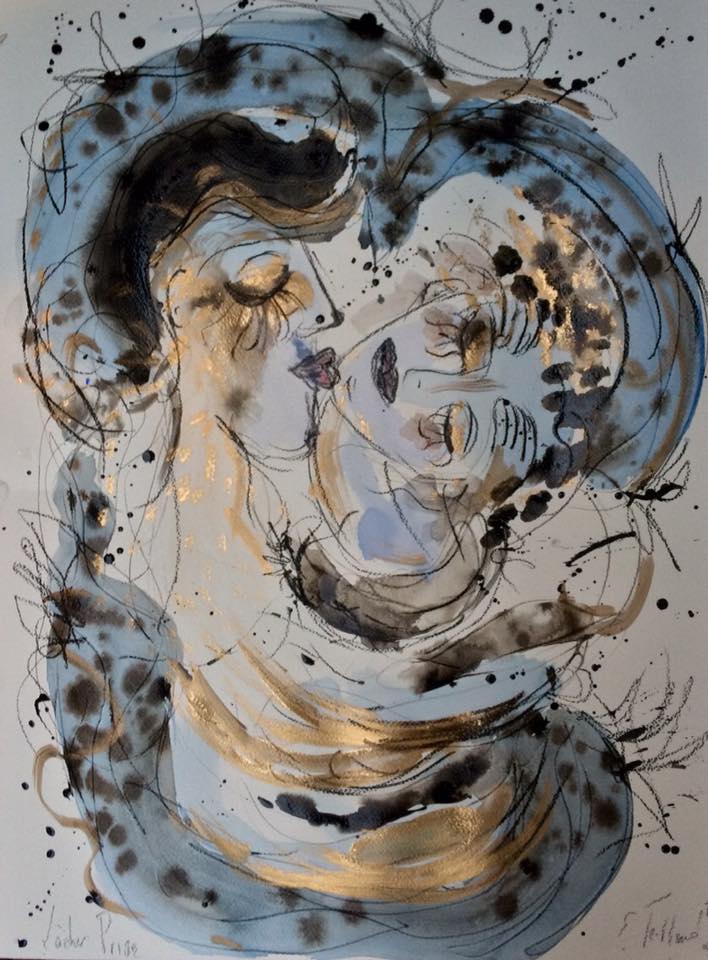 Lâcher prise — œuvre d’Émilie Teillaud