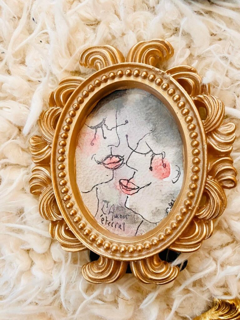 L&rsquo;amour éternel — œuvre d’Émilie Teillaud