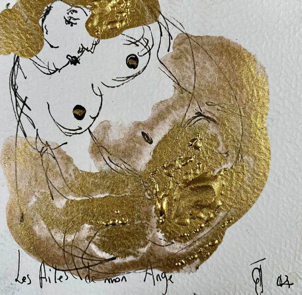 Les ailes de mon ange — œuvre d’Émilie Teillaud