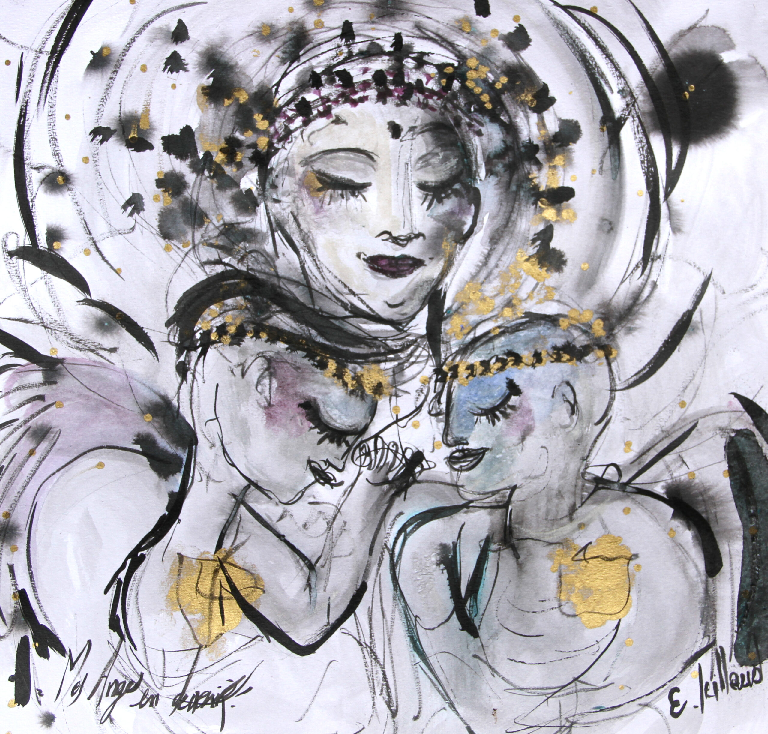 Mes anges en devenir dessin